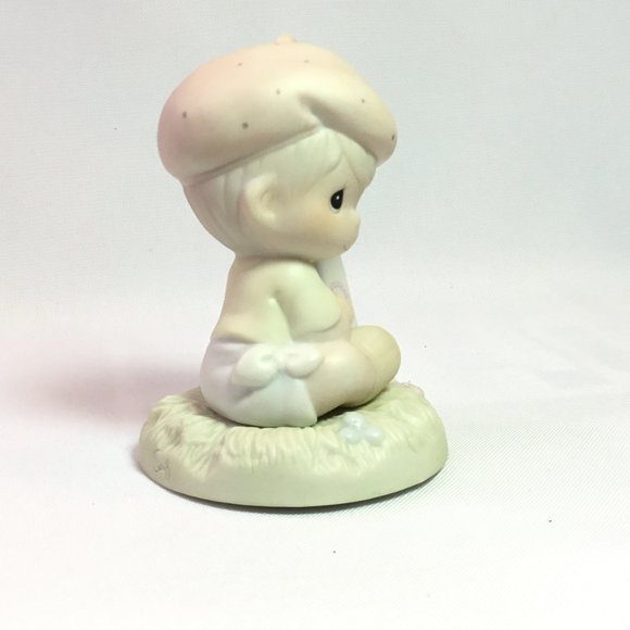 Precious Moments "Loving You Dear Valentines" Baby Collection Figurine #306932 - Picture 5 of 8